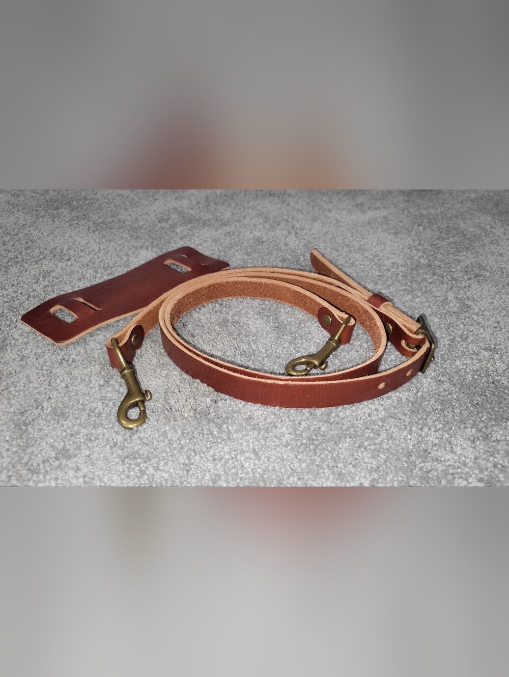 GFG Go Forth Goods Saddle Brown Leather  Strap